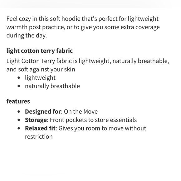 Lululemon Ready to Roll Hoodie Heathered Black Size 8 - Picture 14 of 14